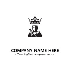 King logo company design vector illustration