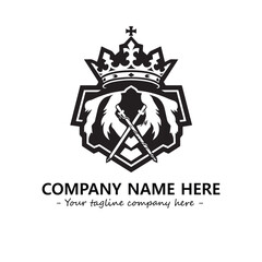 King logo company design vector illustration