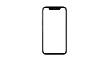 Smartphone Mockup With Blank Screen for App Design and Digital Marketing Presentation and Website Development Ideas