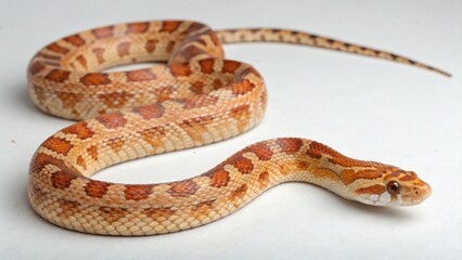 Obraz premium Corn Snake on studio background 