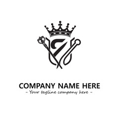 King logo company design vector illustration