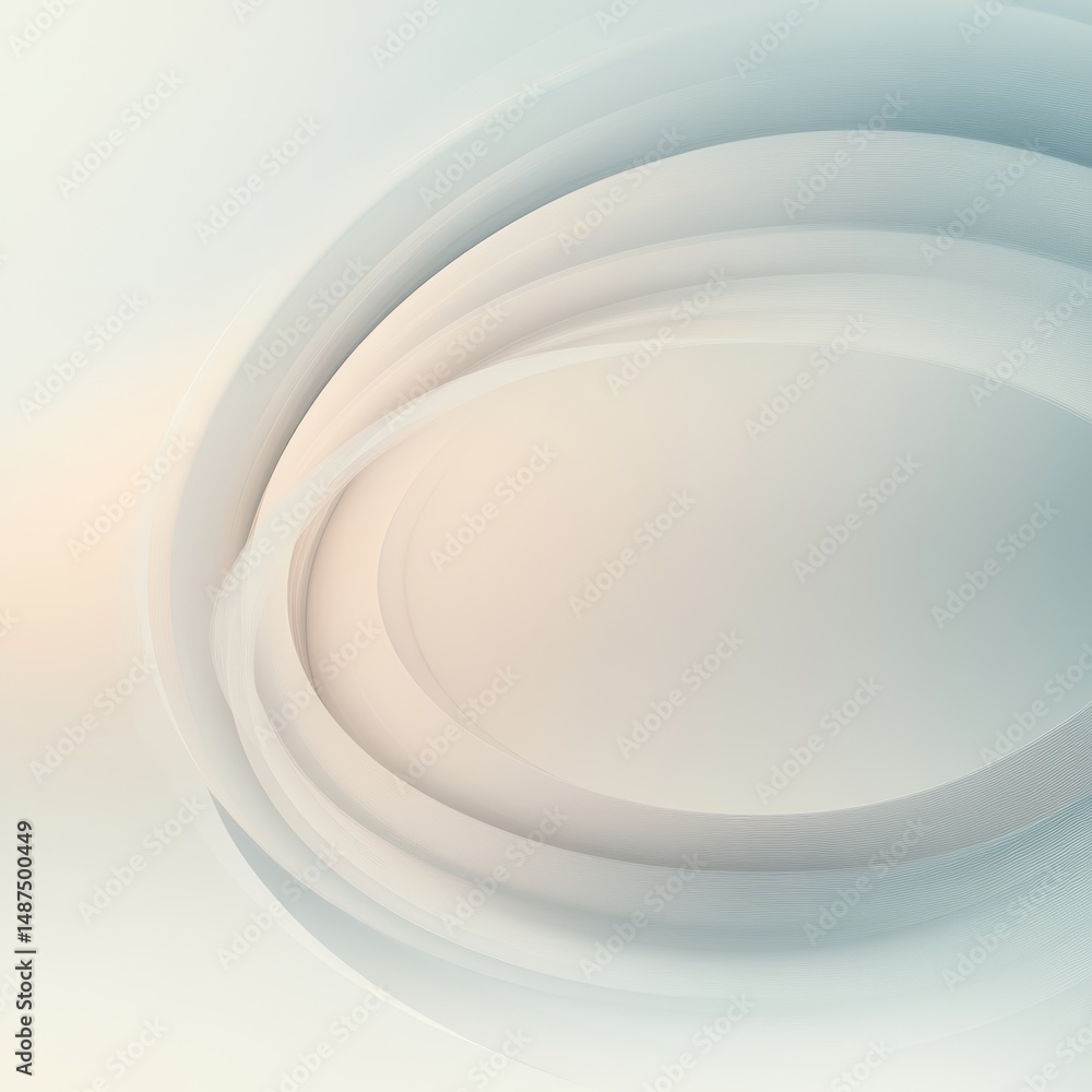 Poster elegant soft pastel abstract background with flowing curved forms