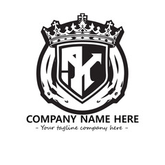 King logo company design vector illustration