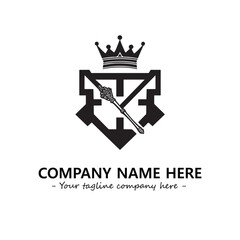 King logo company design vector illustration