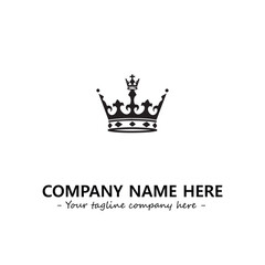 Obraz premium King logo company design vector illustration