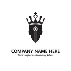 King logo company design vector illustration