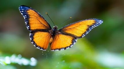 Obraz premium Orange Butterfly with Black Edges