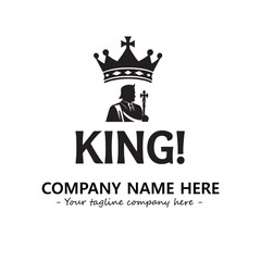 King logo company design vector illustration