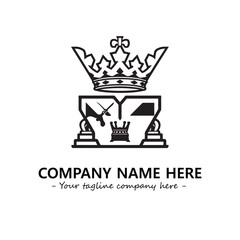 King logo company design vector illustration