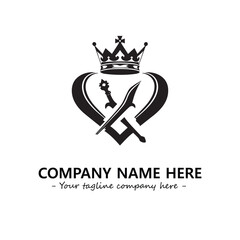 King logo company design vector illustration