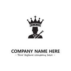 King logo company design vector illustration