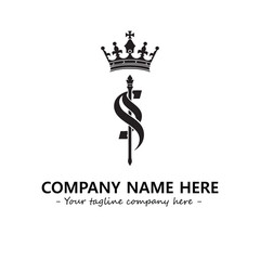 Fototapeta premium King logo company design vector illustration