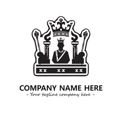 King logo company design vector illustration