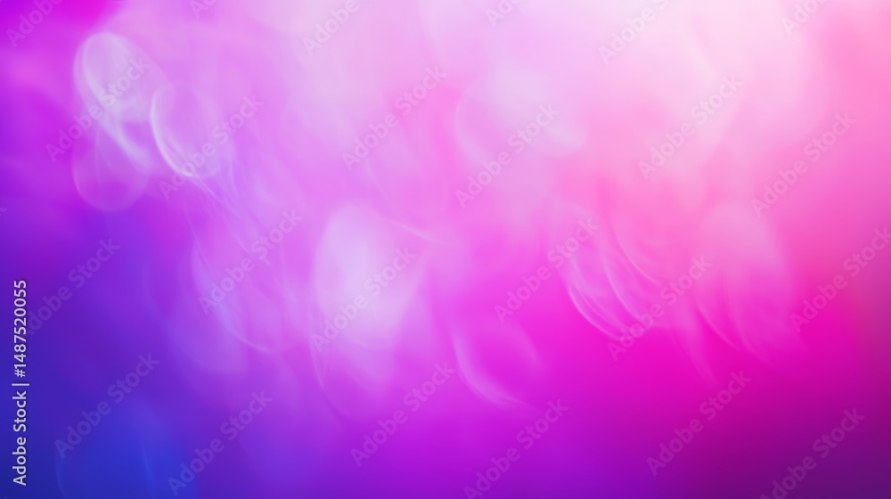 Aufkleber vibrant gradient background with bokeh light effect