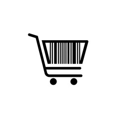 Shopping Cart Barcode Icon