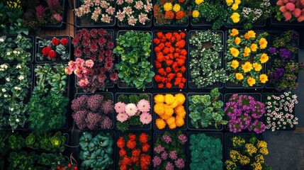 Vibrant Flower Collection: A Rainbow of Blossoms