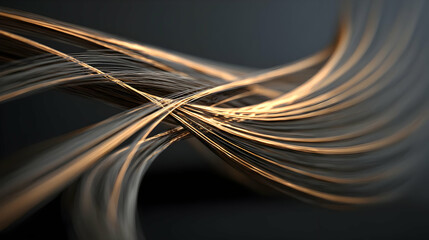 energy lines fading into distance over a dark gradient