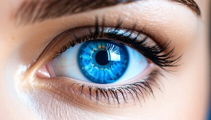 Fototapeta premium close up of a female eye
