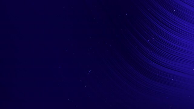 Elegant blue presentation on a dark blue background with light blue lines moving effect and blink rotation dot. Ideal for professional business presentations or corporate marketing materials.