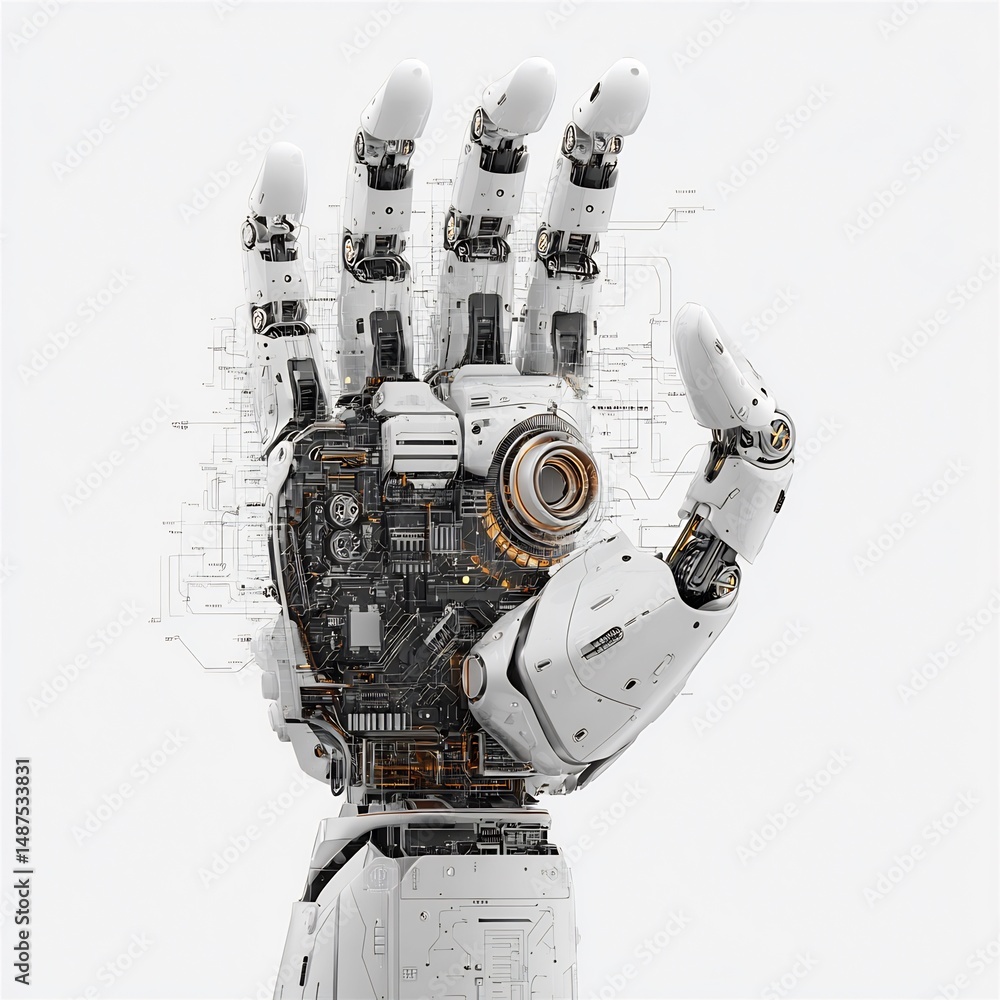Poster artificial limb: the future of robotics and human-machine interface innovation
