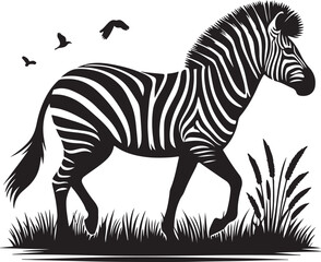 a zebra vector