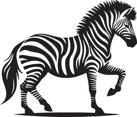 a zebra vector