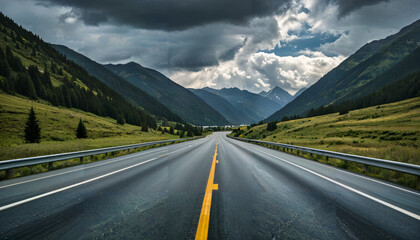 Naklejka premium la route du paradis