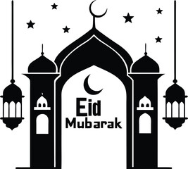 Zakat Charity Silhouette Vector Collection – Islamic Donation & Giving Icons, Crescent, Coins, Hands, Boxes & More in Clean Silhouette Style