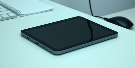 Modern Tablet on Office Desk