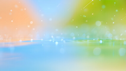 Fototapeta premium Abstract Pastel Background Soft Hues, Bokeh Lights, and Dreamy Atmosphere