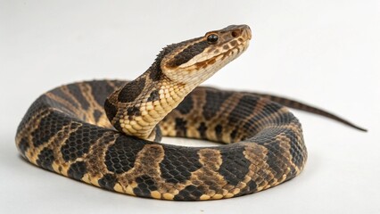 Obraz premium Cottonmouth on studio background 