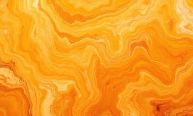 Vibrant swirls of orange and yellow create a stunning abstract marble texture.
