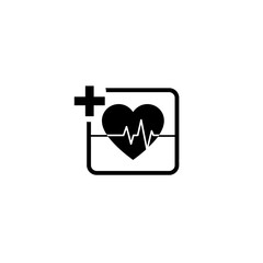 Heart Health Monitoring Icon