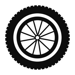 black and white of a bicycle tire.