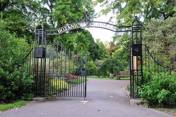 Ornate entrance to a botanical gardens