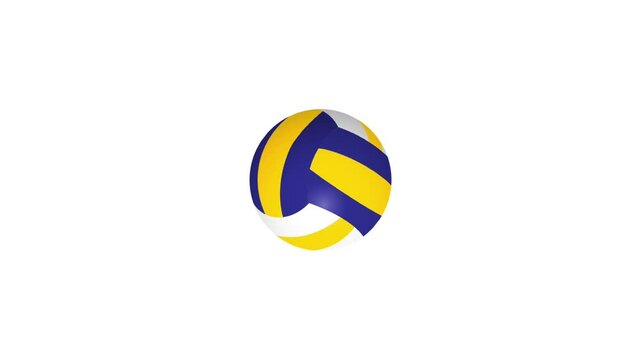 Volleyball graphic motion. Great for adding elements to videos, sports, business, web and entertainment.