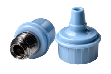 Plumbing fittings, white isolate background