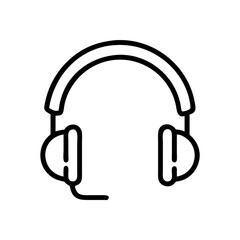 headphones isolated on white