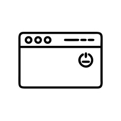 vector illustration of a web browser