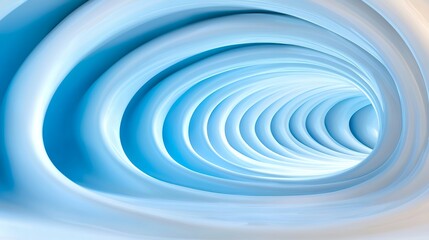 Tunnel Abstract Blue