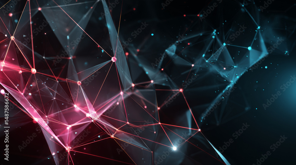 Fototapete abstract lines circuit lights background with space for your text vector design
