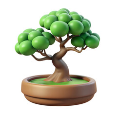 bonsai tree 3d render