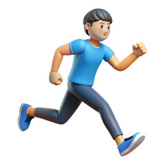 water jog 3d render