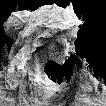 Women, mountains, isomorphic