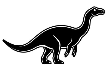 Fototapeta premium dinosaur silhouette vector