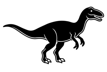 Fototapeta premium dinosaur silhouette vector