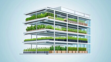 Vertical Farming: Innovative Green Building Design