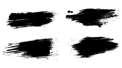 Grunge Urban Brush Stroke Textures Background. Distressed Hand Drawn Vector Textures Collection. Abstract Grunge Background with Dirty Textured Effect.