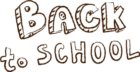 Back to School Doodle Text
