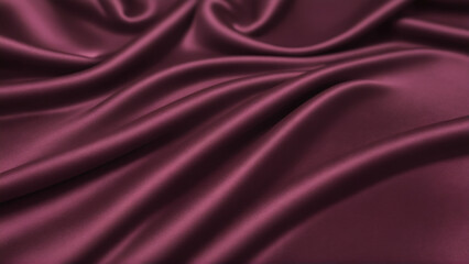 Obraz premium Elegant deep colored draped fabric texture background